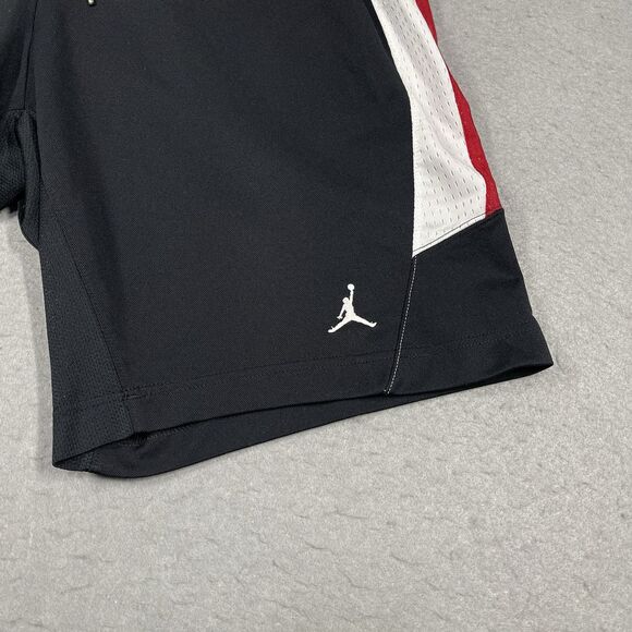 Jordan Shorts Mens Large Black Ready Jumpman Basketball Hoop Embroidered 2011 - Picture 3 of 12